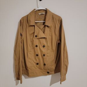 Old Navy Womens Peacoat Size‎ XL Camel Tan Lightweight Military